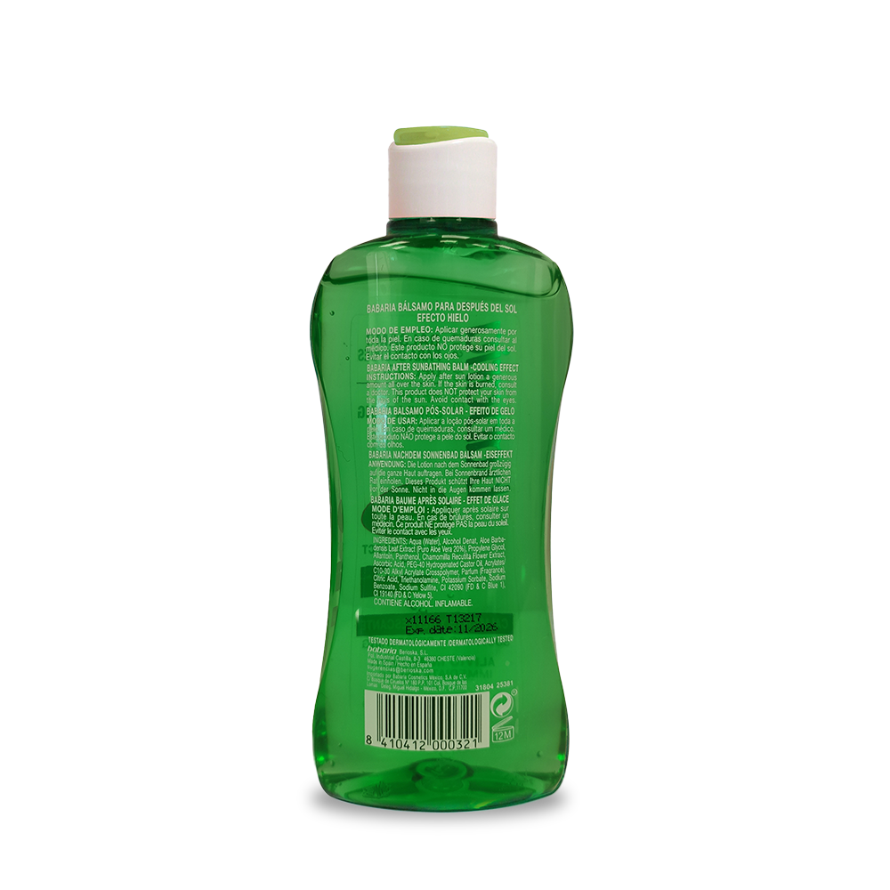 Babaria - After Sun Aloe Vera Effet Fraîcheur – Baume Apaisant & Hydratant-1