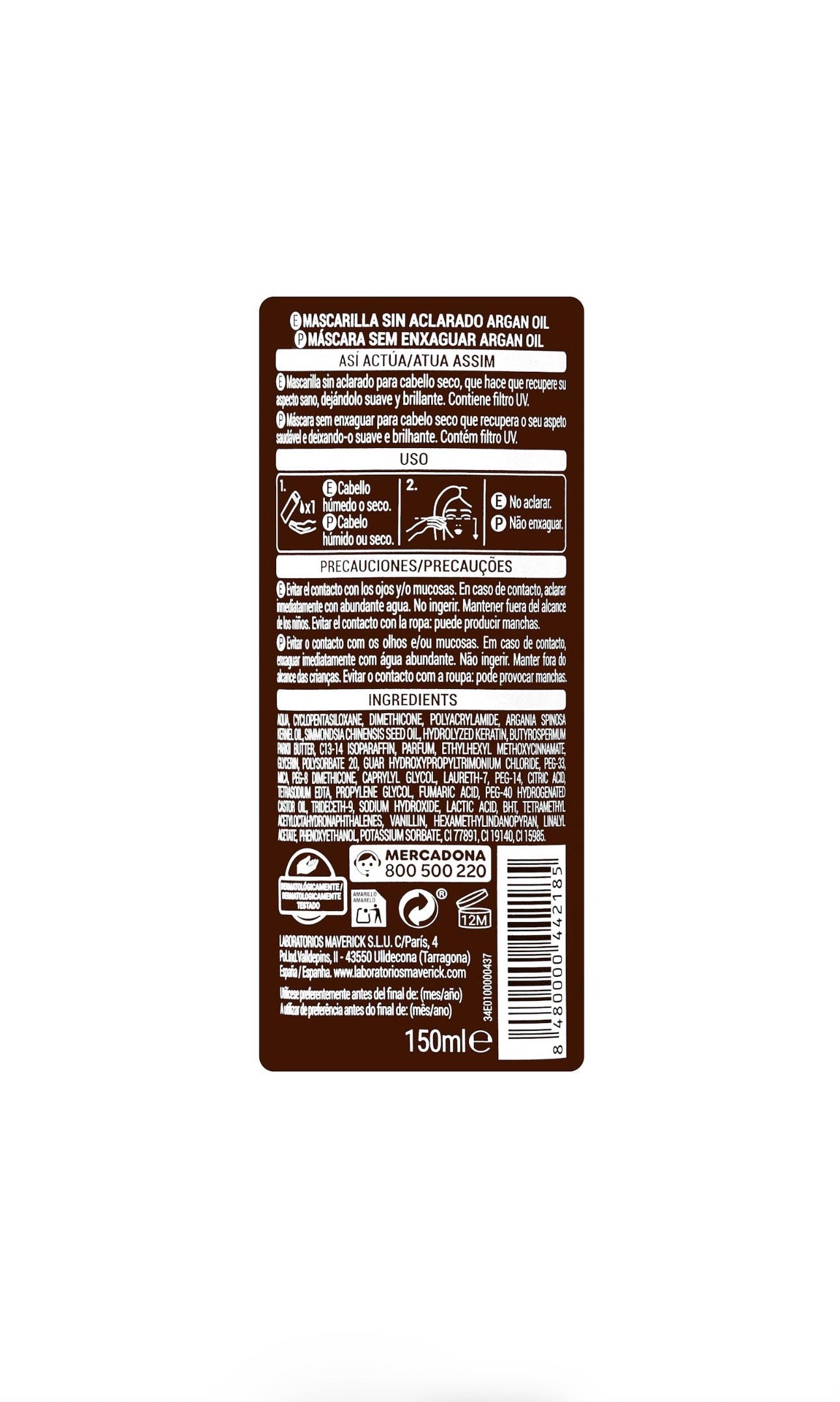 Deliplus - Crème Sans Rinçage à l’Huile d’Argan-2