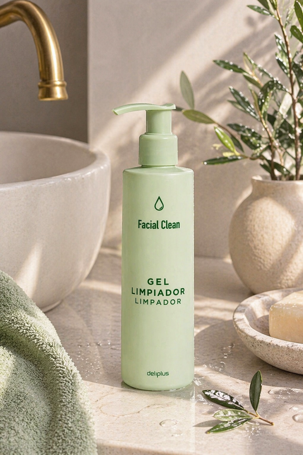Deliplus - Gel Nettoyant Visage Facial Clean-2