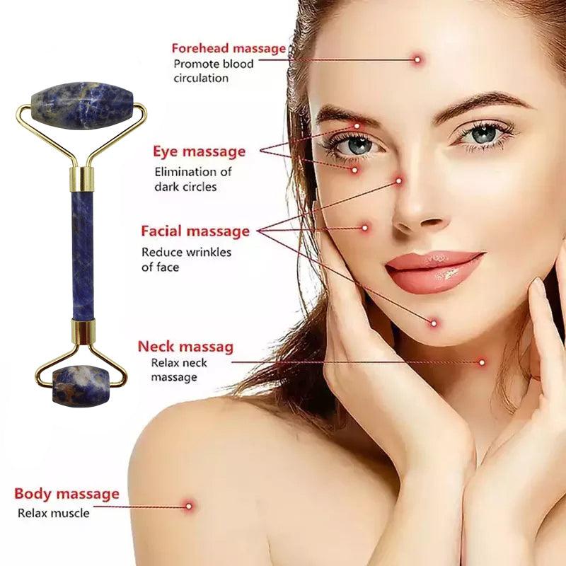 Face massage jade roller