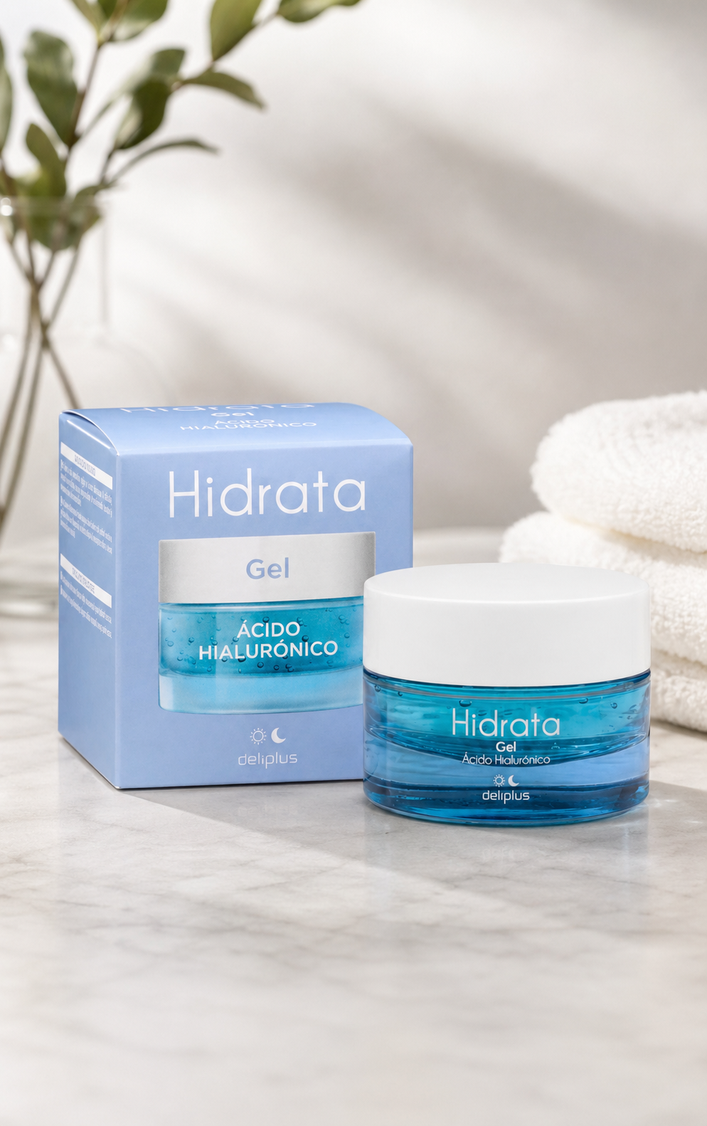 Deliplus – Gel Facial à l’Acide Hyaluronique Hydratant et Repulpant-1