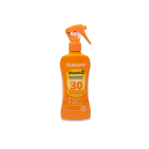 Babaria - Spray Solaire SPF 30 Vitamine D & Niacinamide