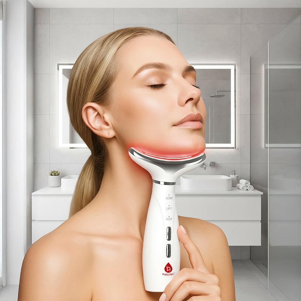 7-Color LED Light Therapy Neck & Face Device – Multi-Mode Rejuvenation System-2