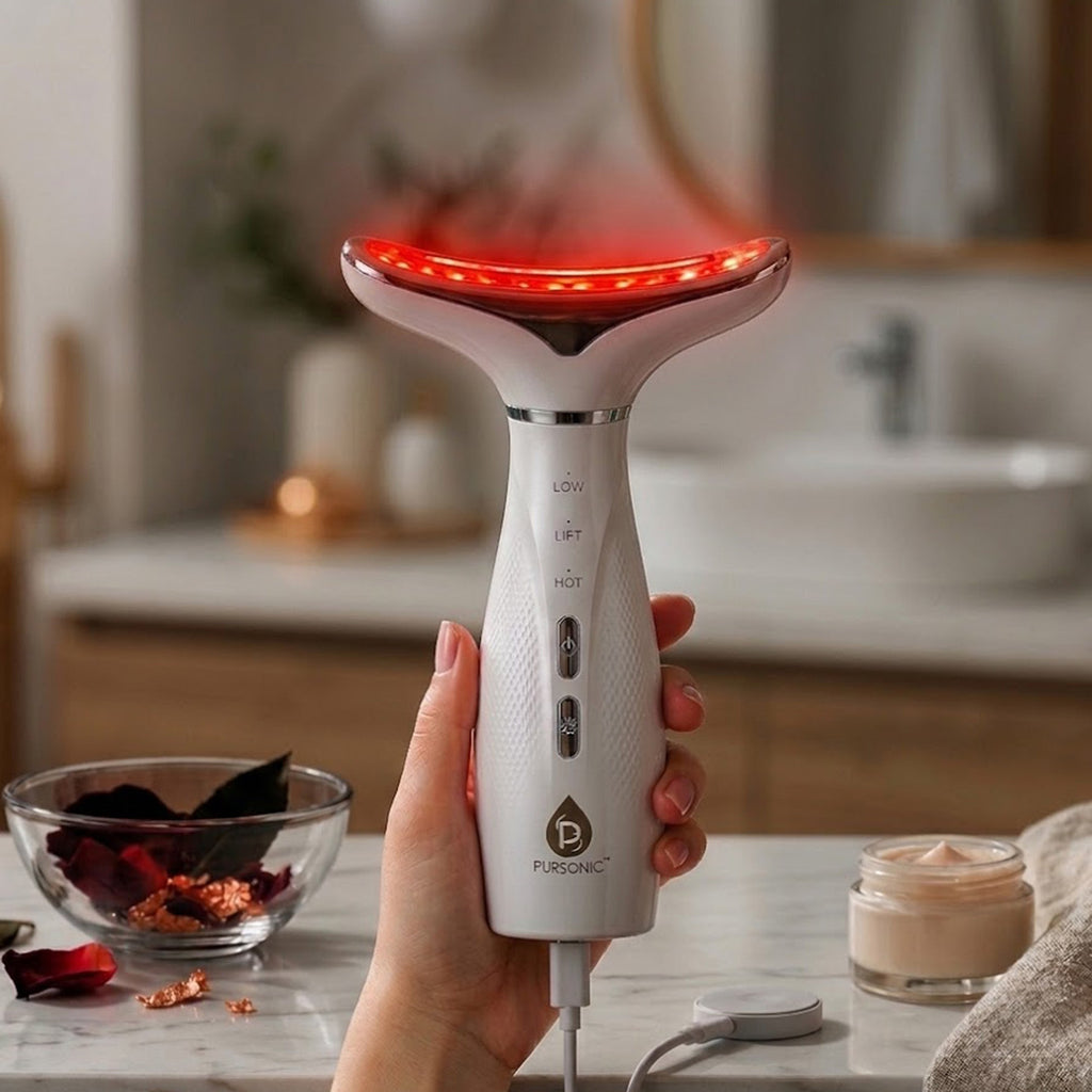 7-Color LED Light Therapy Neck & Face Device – Multi-Mode Rejuvenation System-4