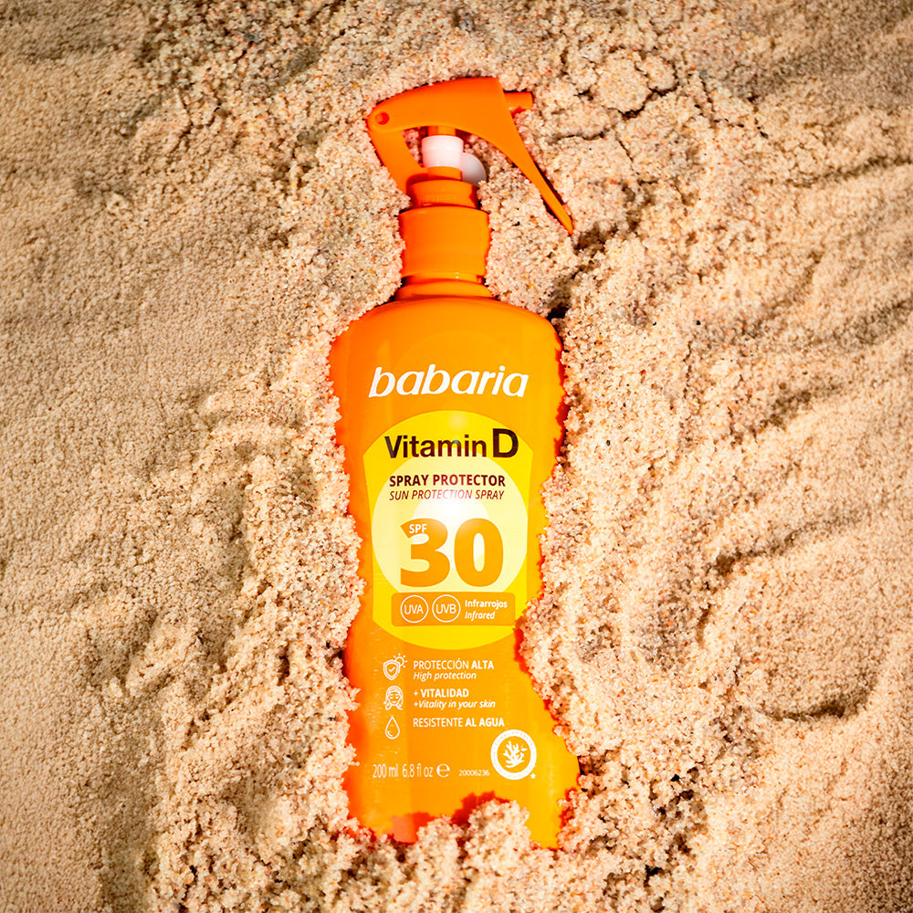 Babaria - Spray Solaire SPF 30 Vitamine D & Niacinamide