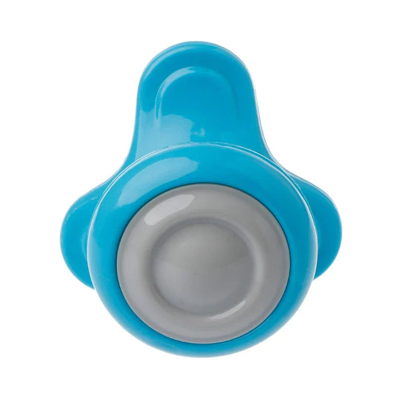 Mini USB Electric Vibrating Massager Triangle Handheld Massager Blue-1