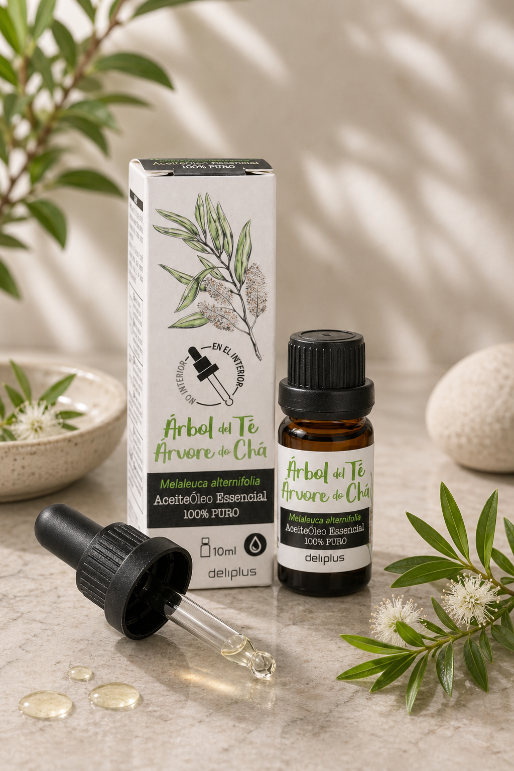 Deliplus – Huile essentielle d’Arbre à Thé 100 % pure-1