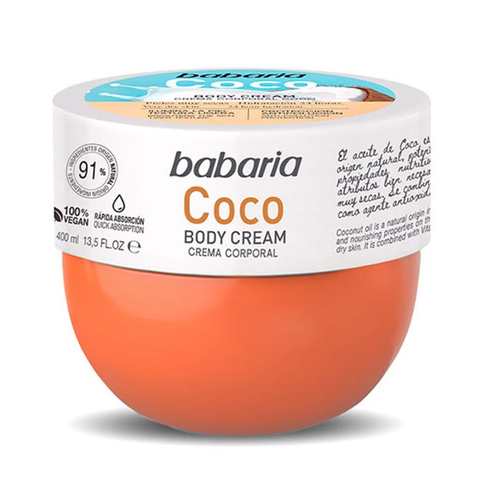 Babaria - Crème Corps à la Noix de Coco-0