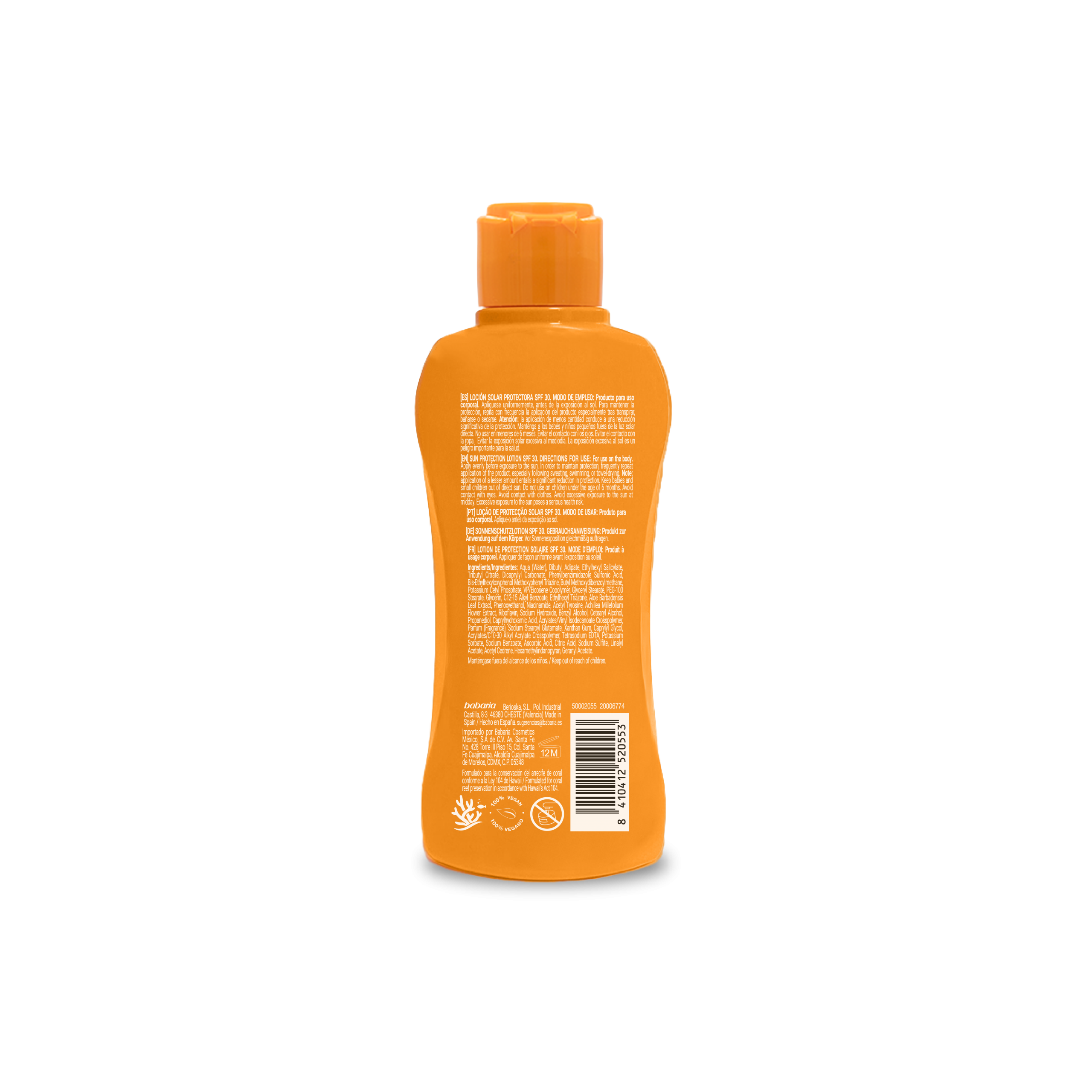 Babaria - Lait Solaire SPF 30 Bronze