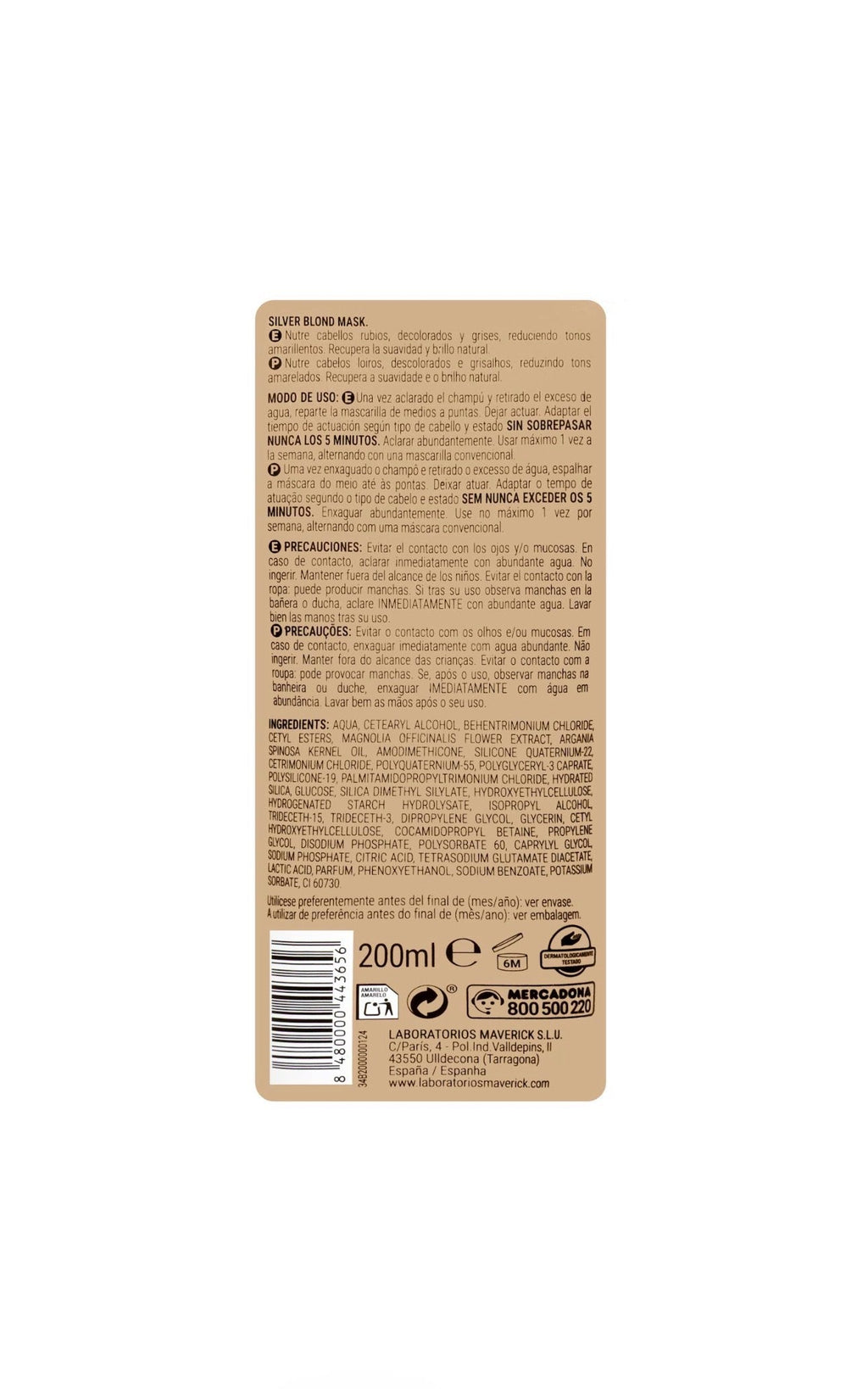 Deliplus - Masque Déjaunissant Blond et Gris-2