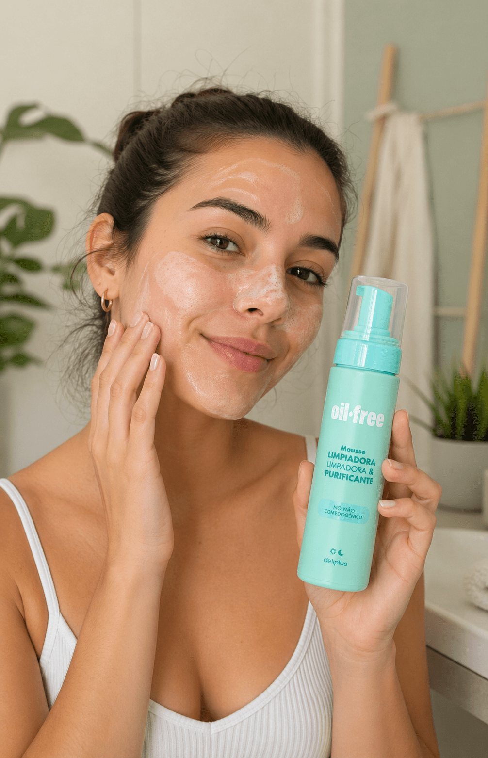 Deliplus - Mousse Nettoyante Visage Oil Free