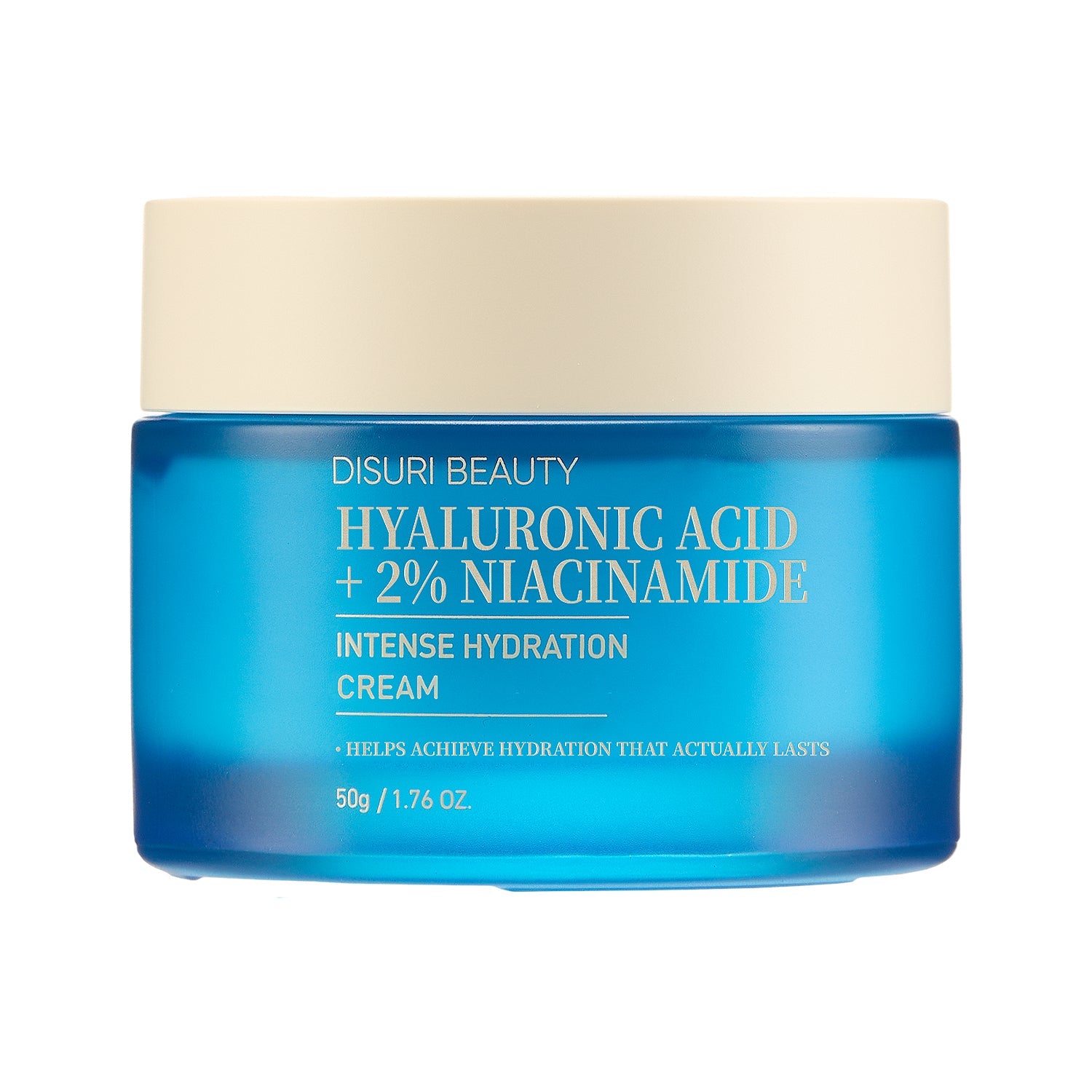DISURI Hyaluronic Acid Intense Hydration Cream – Korean Barrier-Boosting Moisturizer with Triple HA + 2% Niacinamide-0